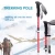 Import Outdoor Folding Trekking Ski Poles Camping Portable Hiking Walking Stick from China