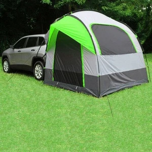 Outdoor gear portable foldable connectable camping car rear tent suv van awning tent for camping