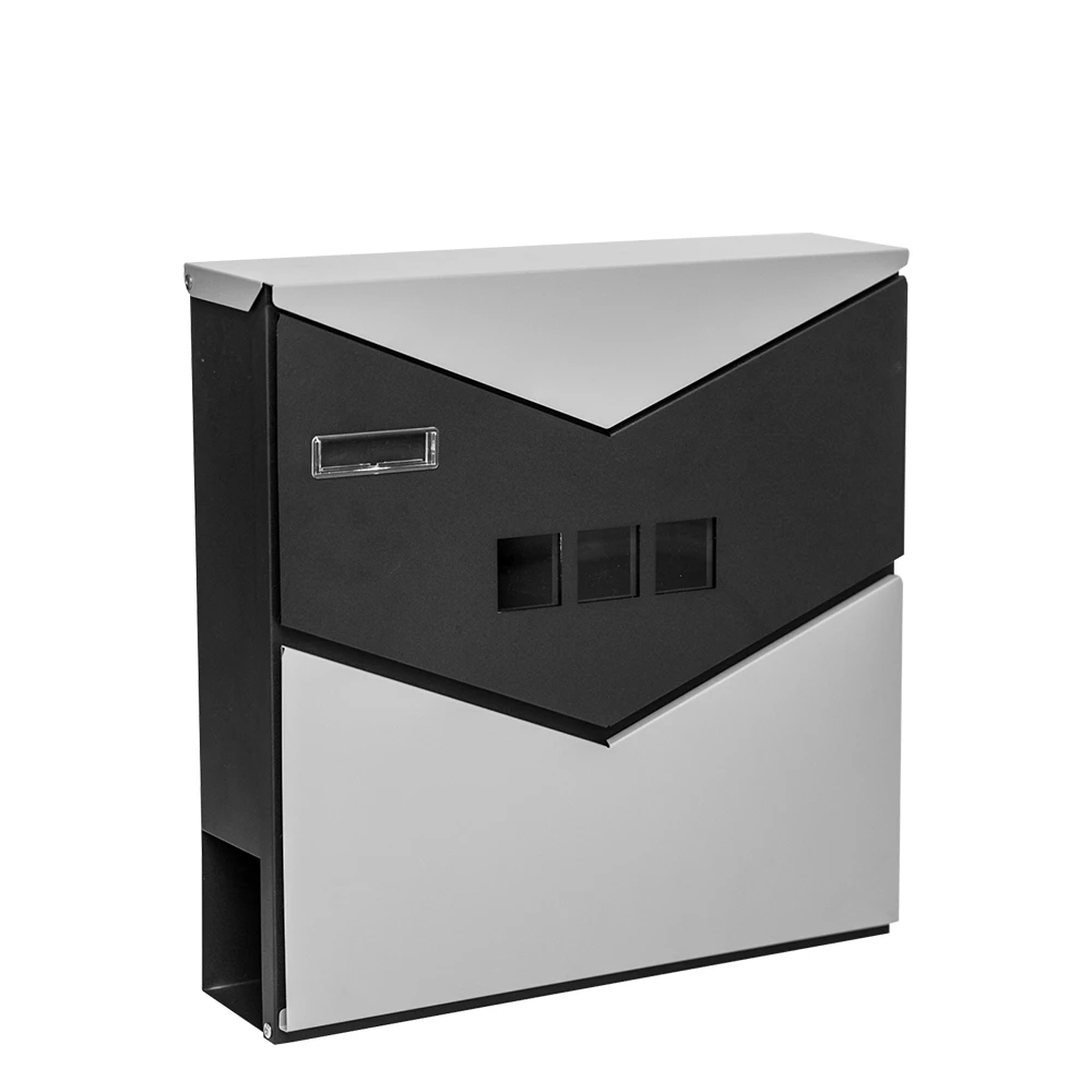 outdoor metal wall mounted  galvanized steel powder coating modern mailbox wall mounted box