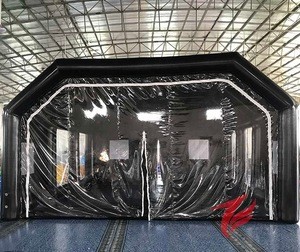Outdoor portable inflatable car paint spray booth for sale