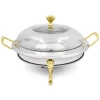 Oval Shape Restaurant Hotel Supplies Economy Stainless Steel Chafer Buffet Stove Display Chafing Dish