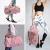 Import Overnight Weekend Travel Pink Duffle Bags Dry Shoulder Tote Wet Separated Fitness Workout Sports Gym Bag with Shoes Compartment from China