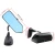 Pair Universal F1 Style Glossy Black Car Blue Mirror Side Rearview Mirror