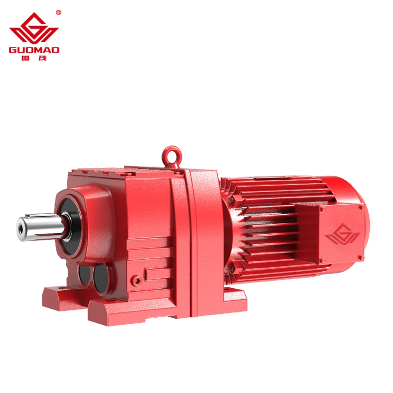Parallel Shaft Speed Reducer Helical Geared Motor