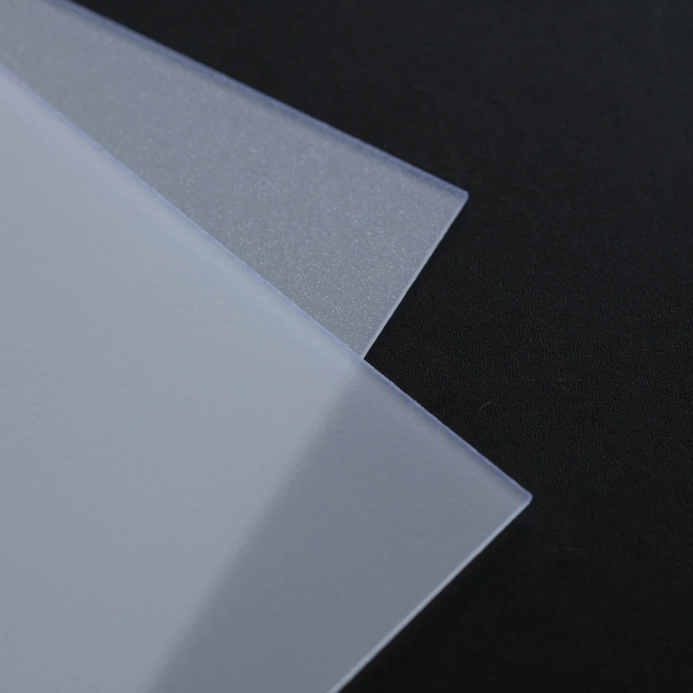 PC Led LGP light diffusing plastic sheet corrugated milk white matte polycarbonate sheet