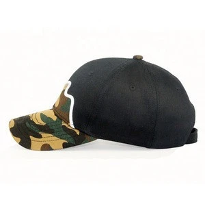 Personality splicing camouflage baseball cap