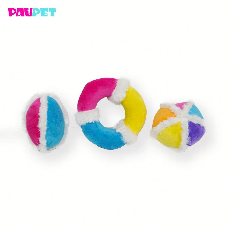 Pet New Products Pantuflas De Animales Eco Friendly Pet Toys Hot Selling Toy Squeaky  Plush Ball Pet Dog Toy