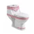 Import Philippines Best Price Ceramic Blue Color One-piece Washdown Bathroom Wc Toilet Bowl from Hong Kong