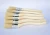 Import Pig hair wooden brush for oil paint wall paint, fine texture feel soft not wool brush, different size brush/ from China
