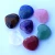 pink heart shaped rose quartz crystal healing chakra stone