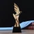 Import Plane modeling electroplate resin trophy, black cubic foundation resin trophy apply to souvenir from China