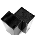 Plastic material cheap kitchen knife block stander holder storage for kitchen knife