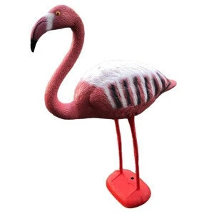 Plastic Pink Flamingo for garden decoration hunting decoy PB-HYZ003