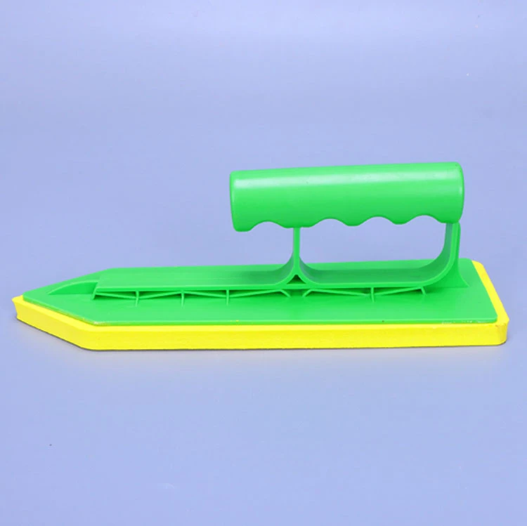 Plastic Plaster Bricklaying Sponge Trowel with Plastic Handle Building Project 230*60 Mm Accepable Drywall Tool Laowangu Durable