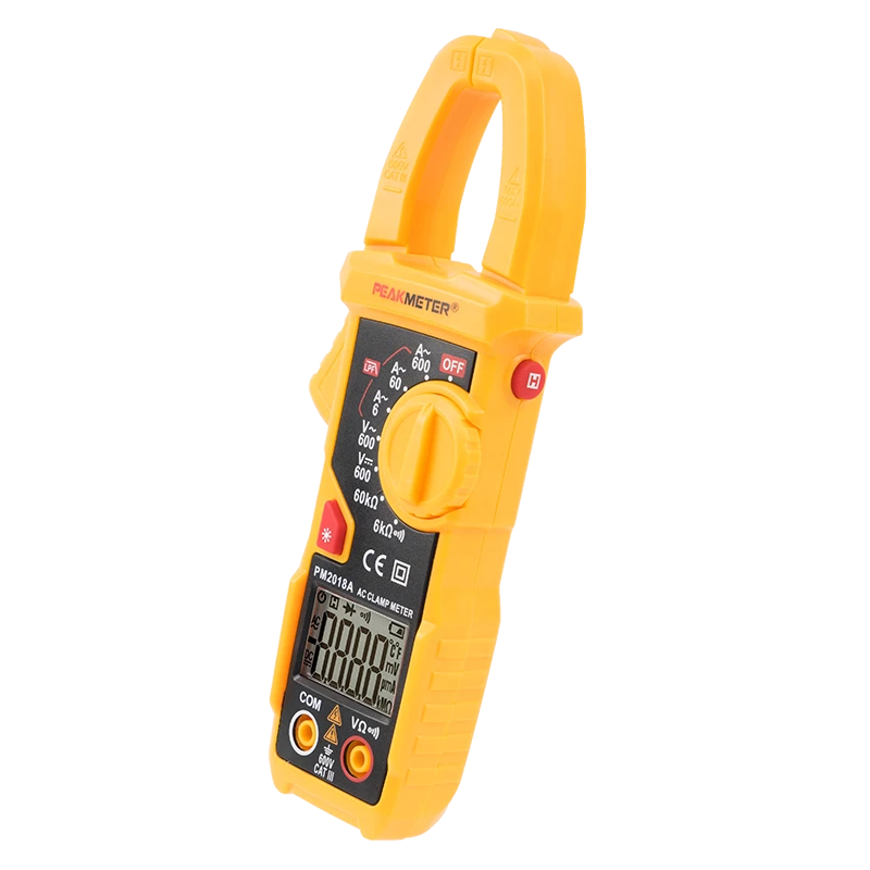 PM2018A portable manual range clamp meter peakmeter Electrical Clamp Meter Multimeter With ACA voltage tester Measurement