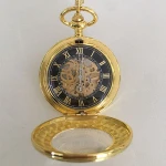 PM7021 Hot selling father's day gifts blank back cover custom logo men vintage mechanical antique pocket watches