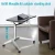 Import Pneumatic Sit Stand Height Adjustable Rolling Laptop Cart Mobile Desk Workstation from China