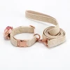 Polyester nylon dog pet collars leashes wholesale fashion