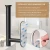 Import Popular Nail-free Sticky Self Adhesive SUS304 Stainless Steel Matt Black Wall Toilet Paper Roll Hanger WC Paper Holder Rack from China