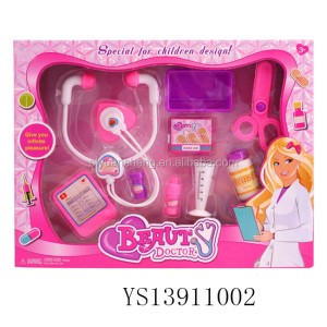 Popular pretend play toy kids doctor play set play toy doctor tools with friends