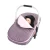Import Portable Winter Warm Grey Polar Fleece Baby Car Seat Canopy Infant Car Seat Covers from China
