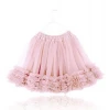 Princess Fairy Style Child Tutu Skirt Baby New Fashion Tutu Skirt Girls Solid Floral Style Tulle Skirt