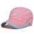 Import printing logo baseball caps and hats men 100% polyester piping running hat custom outdoor sports caps from China