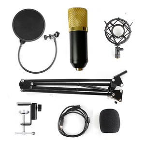 Pro Audio Studio recording microphone/USB Condenser Microphone with Shock Mount With Scissor Stand/USB 2.0 recording Microphone
