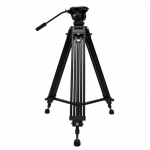 Professional Aluminium Tripod Fluid Head And Camera Tripods