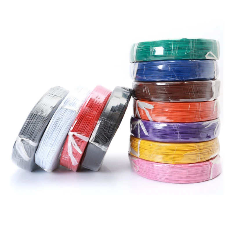 Professional customized 22 awg PVC insulated copper electric electrical wires cables for LED