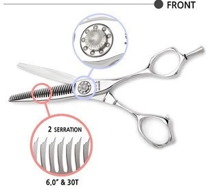 Professional hairdressing high quality Big Bearing Thinning Professional Hair Scissors