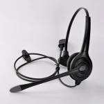 Professional noise cancelling Monaural/Binaural Call center headset telephone headset with QD, RJ11 USB DC plug are optional