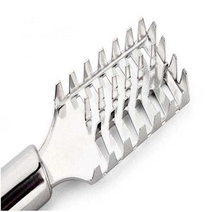 Professional Stainless steel Fish Skin peeler Brush Scale Scraping Fast Remove Kitchen Seafood Tool set Fish scale Scraper