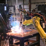 Pulse battery spot welder for bolt and nut hanging dn 100 digital during 50kva suspended spot welding robotics machine