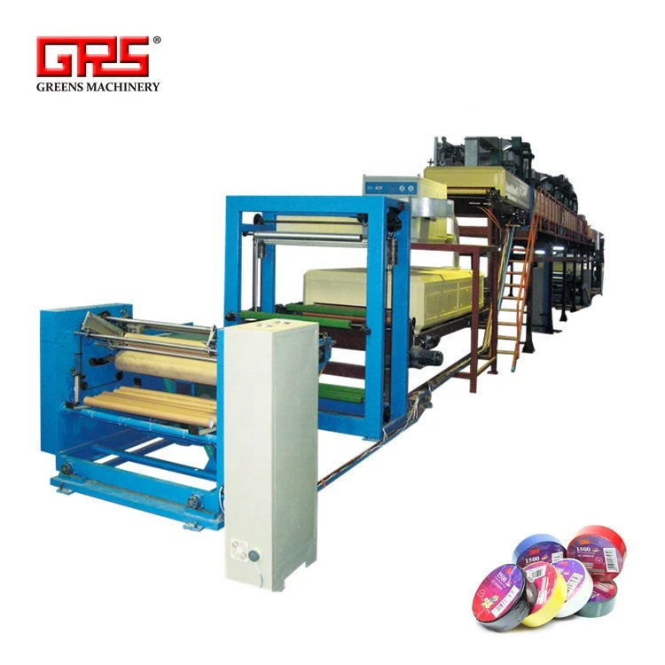PVC electrical tape making machine , electrical tape coating line