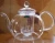 Import pyrex handmade clear microwave oven glass teapot from China