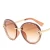 Import Queena Brand Designer Round Sunglasses Women Fashion 2020 High Quality Plastic Material Lenses UV400 Protection Eyewear from China