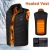 Import quilted jacket heated vest safari jackets polyester and nylon waistcoats electrically heating clothing usb rechargeable clothes from China