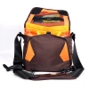 QZSD-QMD01 2 camera body capacity dslr camera bag for digital video camera brown nylon waterproof travel bag