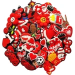 Random Mix cheap customized wholesale shoe charms cartoon shoe accessories custom shoelace charm for decoration
