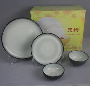 reactive glaze stoneware ceramic dinnerware