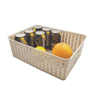 Real BPA free stylish custom 10 piece multipurpose household plastic beverages vegetable fruit storage basket
