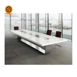 Rectangle long working desk modern meeting room table design office conference table