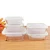 Import Rectangular glass  preservation box Microwave oven large capacity lunch box vegetable and fruit storage sealed lunch box from China