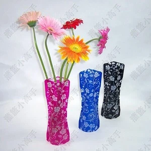 recycling foldable vase, promotion vase