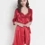 Import red elegant high quality sleepwear from China