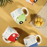 Red green blue orange color wholesale porcelain coffee mugs personalized ceramic cup  printer ceramic mug custom cup box