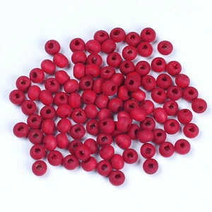 Red Rose Perfumed Wood beads for rosary making