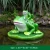 Import Resin simulation cartoon frog statue waterscape decoration outdoor garden pond water landscape floating animal resin sculpture from China