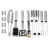 Import Revolution Pro BBQ Stainless Steel Tool Set 18 piece with Case from China